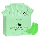 PEAUAMIE Under Eye Patches with Retinol and Aloe Vera Eye Mask for Dark Circles and Puffiness, Face Mask Skin Care Products 30 Pairs