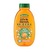 Garnier Whole Blends Kids 2-in-1 Hypoallergenic Shampoo & Hair Detangler with Apricot and Cotton Flower Gently Cleanses and Detangles, 250ml