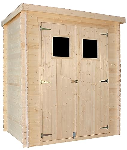 Holzhaus Gartenhaus TIMBELA M308 - Gartenschuppen Holz B184xL128xH202 cm/...