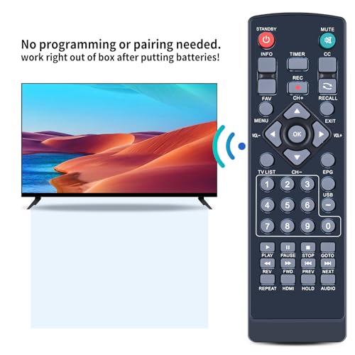 Télécommande de rechange pour boîtier décodeur Mediasonic Homeworx ATSC HW130RN - 3