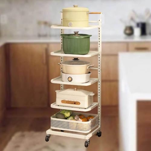 Étagère à micro-ondes 3 niveaux organisateur de cuisine gain de place pour vaisselle noire
