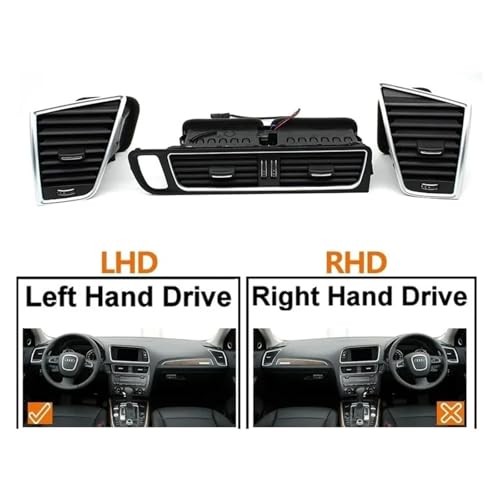 Salida aire acondicionado central 8R1820901 frontal para salpicadero Q5 LHD 7