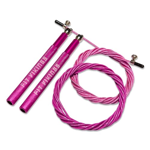 Jump Ropes for Fitness with 2 Adjustable Jumping Rope Cables - Cross Rope Jump Rope Set for Men and Women - Speed Rope for Crossfit, Boxing, Workout - Indoor and Outdoor Jump Ropes for Working Out