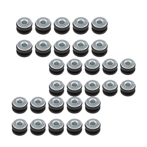 jiningxinxin 6MM Rubber Grommets For Motorcycle Fairings(30pcs)