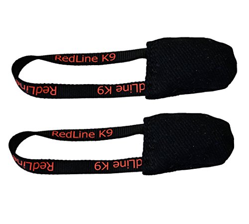 REDLINE K-9 Black French Linen 3" x 4" 1 Handle Pocket tug T