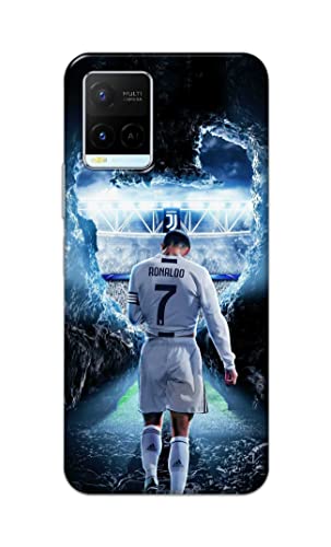 Image of Printed Hard Back Cover Case for Vivo Y21 | Y21T | Y21s | Y21e | Y21A | Y21G Back Cover (Footbal Legend) -702
