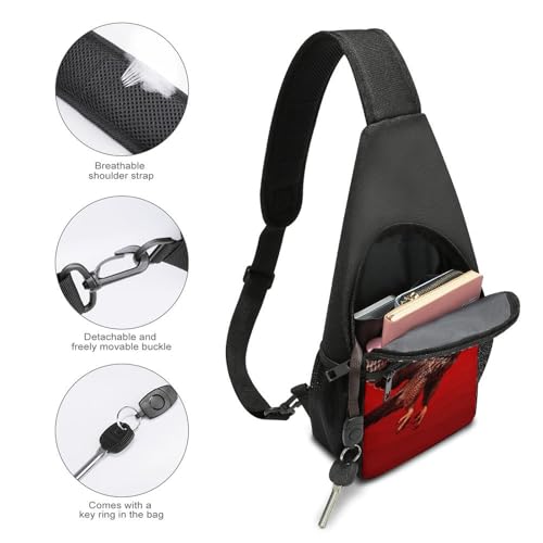Morrales deportivos crossbody para viaje y senderismo miniatura 4