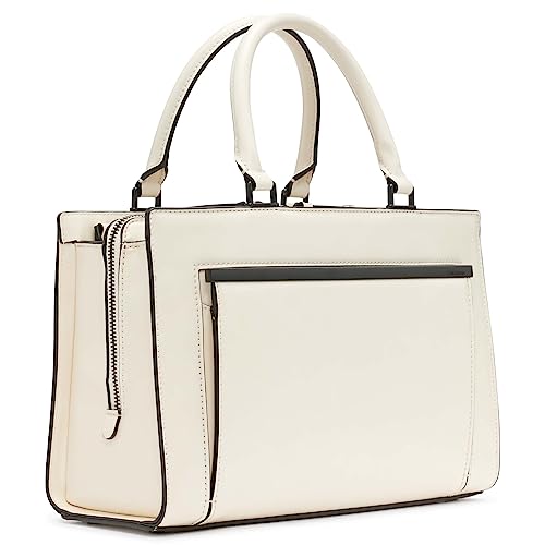 Image of Calvin Klein Womens Astrid Triple Compartment Organizational Satchel