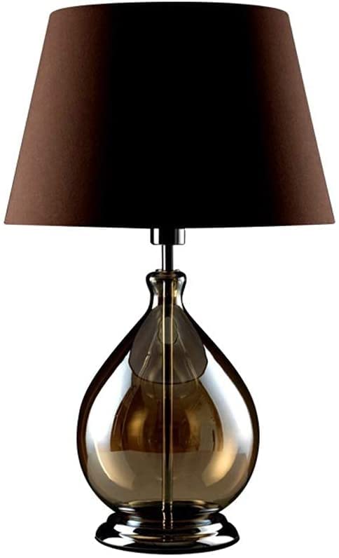 Lámpara de mesita de noche de cristal moderna para el dormitorio de hotel