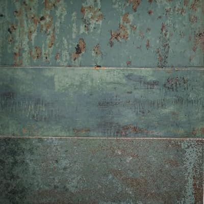 4x12 Earthy Coral Green Blue Mix Ceramic Glossy Wall Subway Tile for Kitchen Wall, Backsplash, Bathroom Shower Wall, Accent Wall Made in Spain (1 Piece)