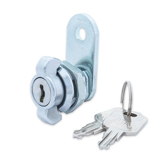 Fjm Security 3716-Chrome Miniature T-Handle Cam Lock With Chrome Finish, Keyed Alike #TOP4