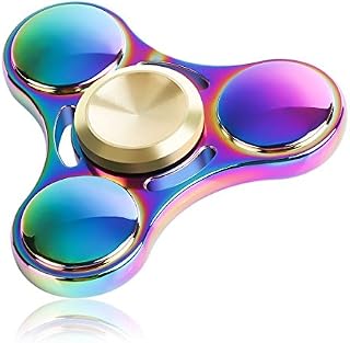 ATESSON Fidget Spinner Toy Durable Stainless Steel Bearing High Speed Spins Precision Metal