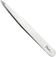 Pinça para Sobrancelhas Ponta Agulha, Fina Profissional de Alta Precisão para Design de Sobrancelhas - Esterilizável em Autoclave