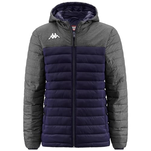 Omini Kappa Kappa - Giubbotto, Uomo, Blu, Poliestere, Palestra, KAPPA4TRAINING LAMEZIO, Taglia: S