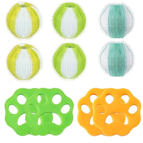 Atrapa Pelos Lavadora 10 Pcs, Reutilizable