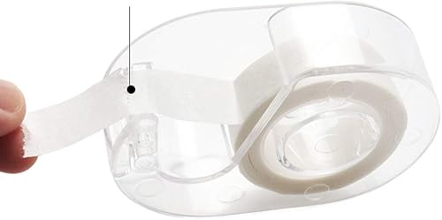 Dispensador de cinta de pestañas de acrílico transparente, cortador de extensión de pestañas, dispensador de cinta adhesiva, juego de soporte de