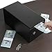QWORK Heavy-Duty Key Lock Depository Drop Safe Lock Box with Anti-Theft Slot for Cash,Key, Receipts, Document Storage - for Small Businesses, Retail