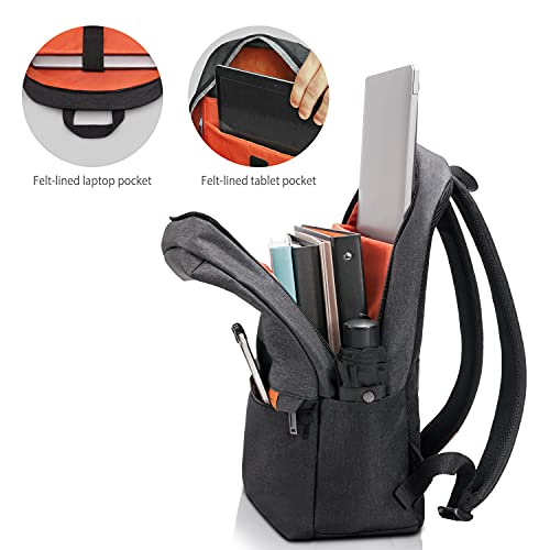 Everki 106 Light Compact 15.6-Inch Laptop Backpack With Hidden Pocket, Commute, College, School, Men Or Women (Ekp106) Charcoal #TOP5