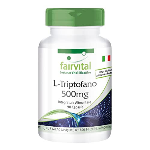 Fairvital L-Triptofano 500mg, 90 Capsule Vegan