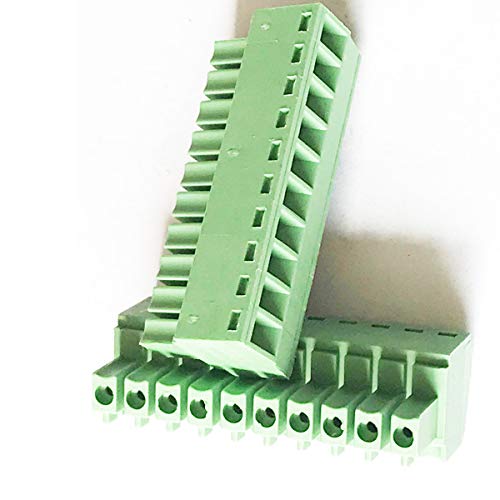 300V 8A Kf2Edgk 3.5Mm Pitch 12 Pin Pluggable Pcb Screw Terminal Block Connector Green, Pack Of 10 #TOP2