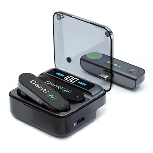 Denti.AI Wireless Microphone for Dentists, Hygienists and Specialists | Dental AI Voice Perio, Scribe & Auto-Chart 2 | Requires Subscription