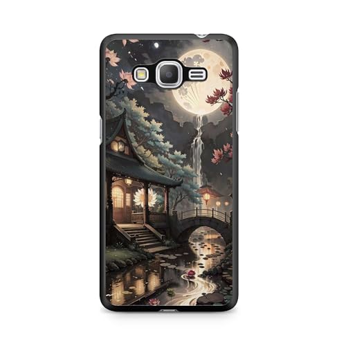 Coque pour Samsung Galaxy Grand Prime Art Japonais Vague Manga Design Koi Poissons Carpe Retro Japan Wave Samourai Paysage Chine Design 3328