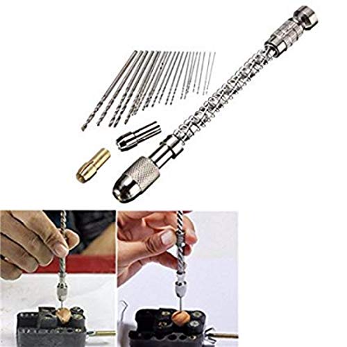 Image of DIY Crafts Design No # 2, Tiny HSS, Steel HSS Micro Twist Drill Bit, 0.3mm-1.6mm For DIY Crafts Works (Pack of 20 Pcs) Note These are Min (Design No # 2, Tiny HSS)