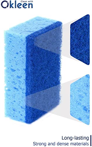 Image of Blue Multi Use Scrub Sponges. Made in Europe. 9 Pack