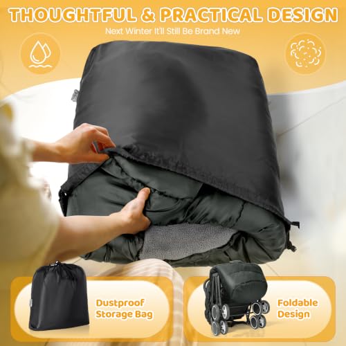 Image of Orzbow Stroller Bunting Bag with Extended Footmuff, Weather-Proof, Warm