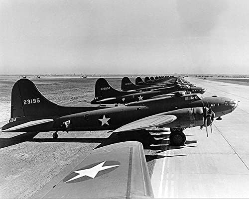 Boeing B-17 Flying Fortress Line-Up 11x14 Photograph Photo Print