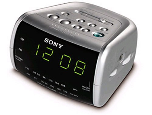 Sony ICF-C115 Cube design clock radio - Silver