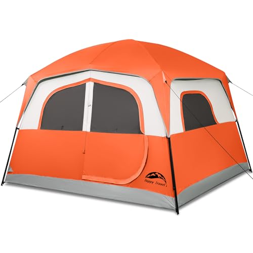Carpa Happy Travel para 6 personas, impermeable y portátil