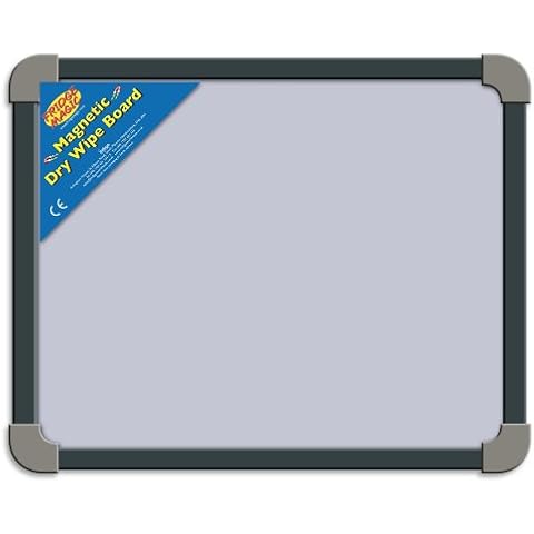 A3 Dry Wipe metallic Wipe clean White Board to Complement National Literacy magnets - 42 x 30 cm Cover