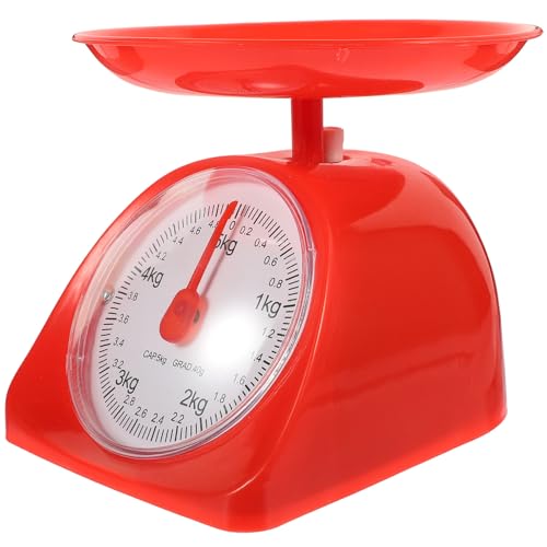 Healeved Báscula de Cocina Digital Bandeja Capacidad 5 Kg ABS Resistente Accesorio Profesional para Hornear y Medir Alimentos Portátil y Ligera para Uso Doméstico y Gastronómico