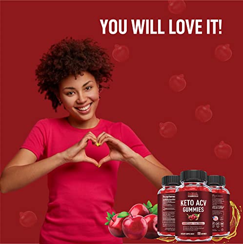 Keto Acv Gummies Advanced Weight Loss, Apple Cider Vinegar Gummies, Acv Keto Gummies For Weight Loss - 1000Mg, Supports Detox & Cleanse, Digestion, And Increase Energy Level - Organic Acv Gummy #TOP6