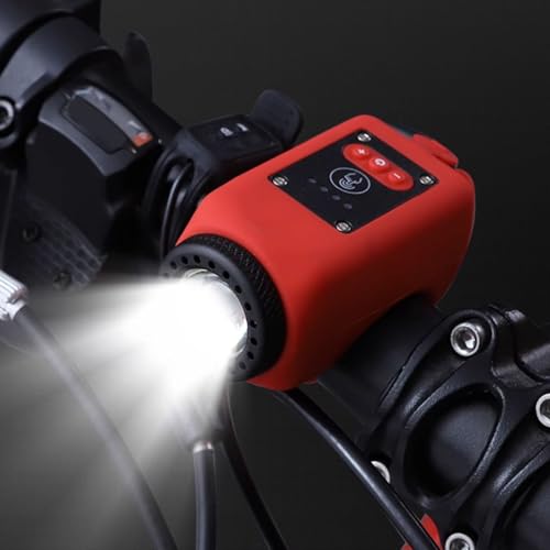 Sonnette rechargeable par USB 110 dB contre le danger à vélo - 4