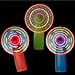 Dorime Mini-Ventilator Luminous Spielzeug Bunte Lichter Praktische Licht Windmühle Kleine Fans Kind Spielzeug-Farben-gelegentliche Neuheit blau