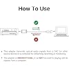 Cubilux USB C Optical Audio Capture Adapter (NOT for Playing Audio!), TOSLINK to Type C Line-in Adapter for Recording, SPDIF Input Receiver for Laptop Tablet Android Phone