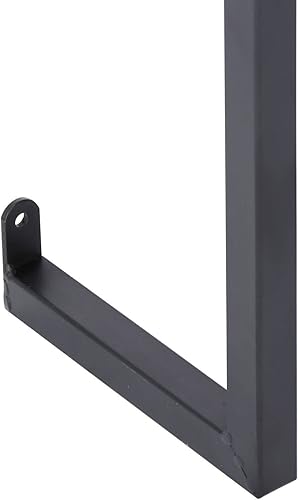 Miniatura 8 de Estantes flotantes de montaje en pared de 64 pulgadas, 4 capas, estantería con marco de metal