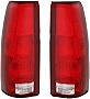 Epic Lighting AMOE Replacement Rear Brake Tail Lights w/ Bulb Sockets & Connector Plates Compatible with Chevrolet GM GMC 88-00 C/K 92-99 Suburban Yukon 92-94 Blazer 95-99 Tahoe 99-00 Escalade - Pair