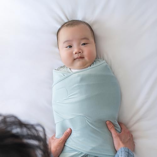 Image of HALO SleepSack SuperSoft Swaddle, Cozy Bamboo Viscose, 3-Way Adjustable Swaddle, 2 Way Zipper, 2 TOG