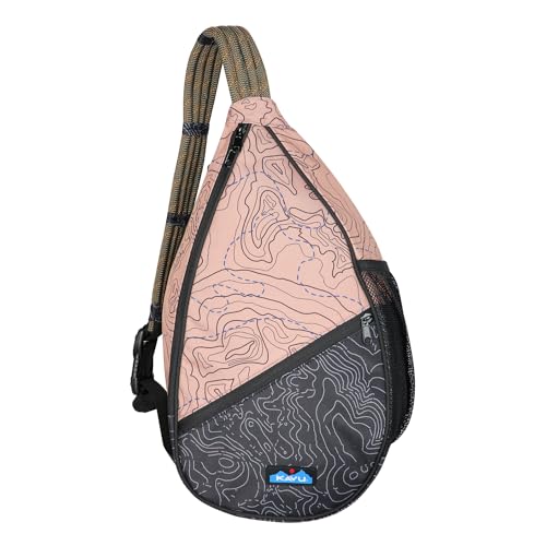 Image of KAVU Paxton Pack Backpack Rope Sling Bag - Sea Map