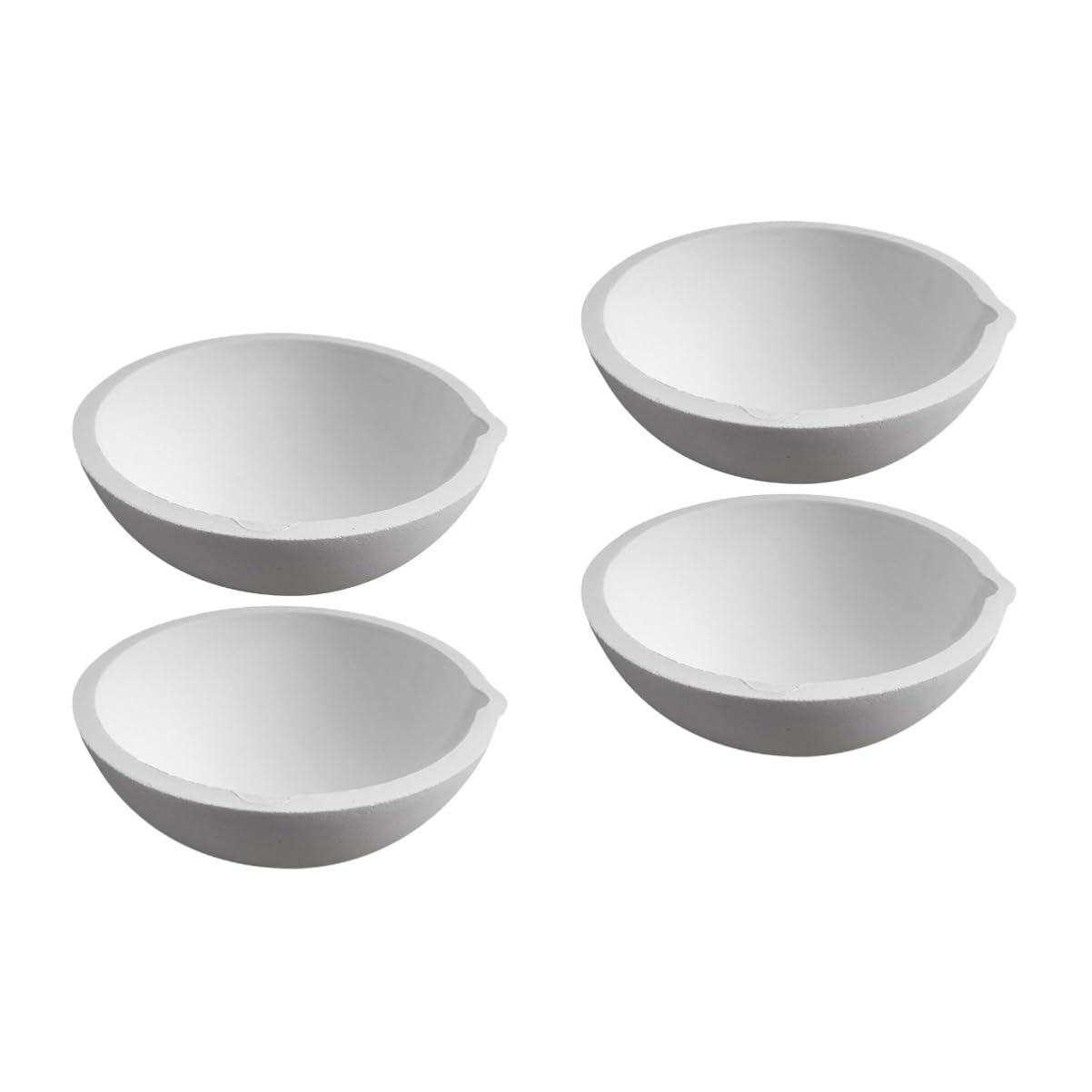 Cabilock 2sets Evaporating Basin Laboratory Evaporating Dish Round Container Home Lab Tool Porating Easy Spout 2pcs*2