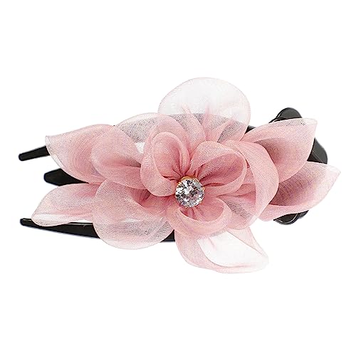 Pince à cheveux fleurie coffret cadeau de 5 grands clips pour anniversaire