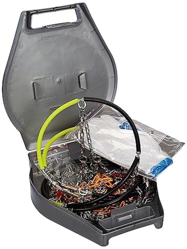 cartrend Schneeketten Auto Schneekette mit ÖNORM im Kunststoffkoffer, 2er-Set Safety Größe 30