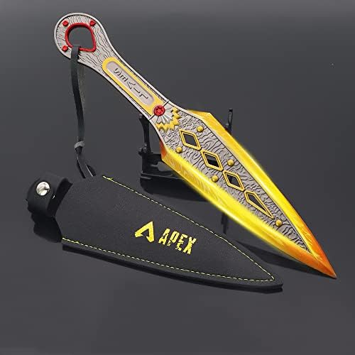 Superbuybox Apex New Wraith Heirloom Hope's Dawn Kunai Dagger Metal Knife Toys Collection Desktop Motion Toys Desk Decoration Backpack Pendant Gift
