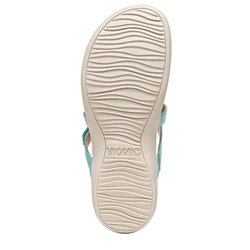 Vionic Women's Rest Karley Vio-Motion Insole Toe-Post Sandal- Supportive Flat Dressy That Includes an Orthotic Insole and Cushioned Outsole for Arch Support, Medium and Wide Fit4