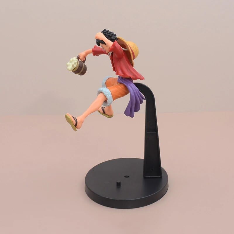 Image of Luffy Action Figure- Miniature Toy Figure (Doll) Special Edition for Car Dashboard, Decoration, Cake, Office Desk & Study Table (Pack of 1) (Height- 18 cm)