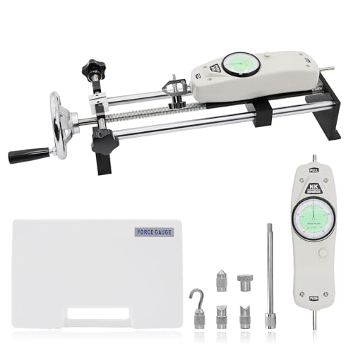 500N Push Pull Gauge - Accurate Force Gauge with Accessories, 110LB/50KG Capacity, Ideal for Testing, Calibration & Professional Use, Durable & Reliable Tool