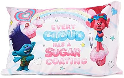 EVERYDAY KIDS Trolls Trolls Hug Time 4-Piece Toddler Bedding Set, Pink, Toddler